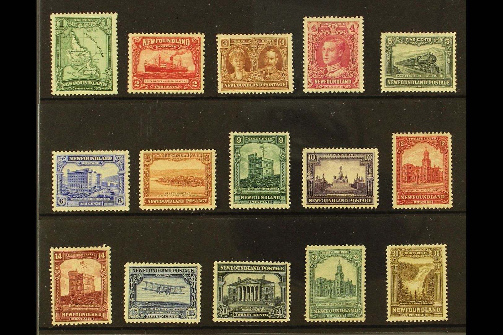 1928-29  Publicity Issue Complete Set, SG 164/78, Mint, Fresh Colours. (15 Stamps) For More Images, Please Visit Http:// - Other & Unclassified