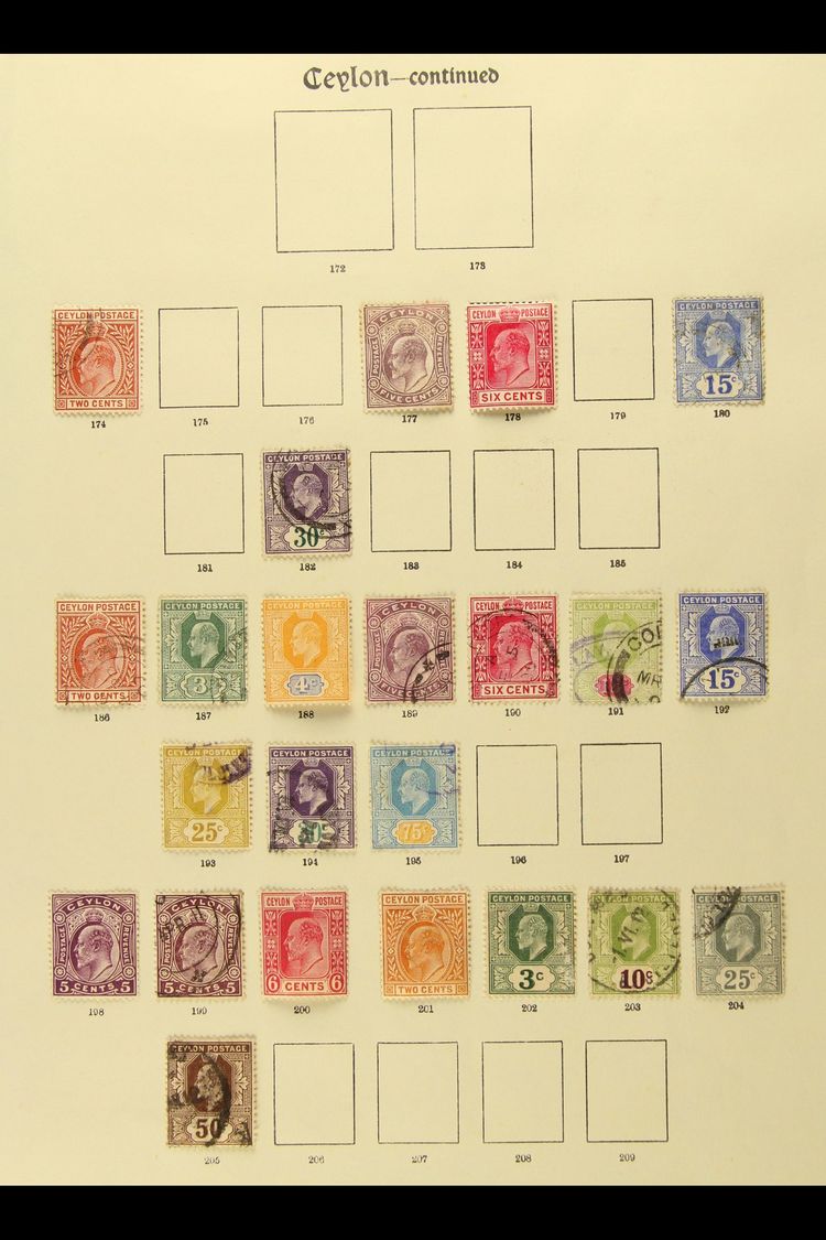 1903-1936 COLLECTION ON PRINTED PAGES  Mint And Used, Mainly Fine And Fresh. Note KEVII Ranges To 75c; 1912-25 Values To - Other & Unclassified