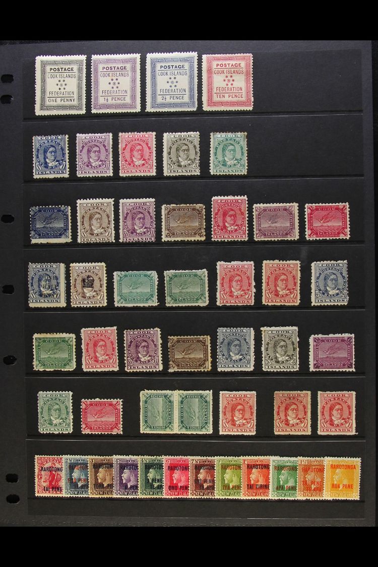 1892-1919 ALL DIFFERENT MINT COLLECTION  Neatly Presented On A Stock Page, Includes 1892 Federation Complete Set, 1893-1 - Other & Unclassified