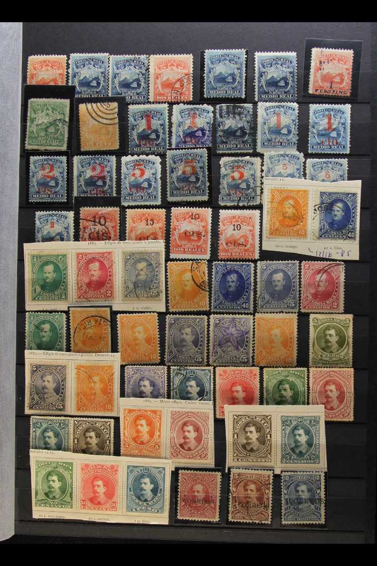 1863-1926 ATTRACTIVE COLLECTION  A Mint And Used Collection Which Includes 1863-75 To 4r And 1p Used, 1881-82 Surcharges - Other & Unclassified