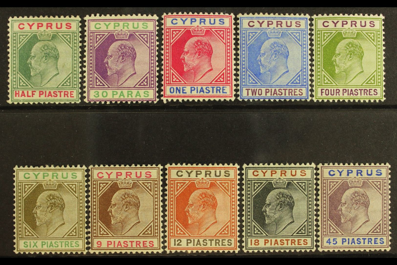 1902-04  (wmk Crown CA) KEVII Definitives Complete Set, SG 50/59, Very Fine Mint. (10 Stamps) For More Images, Please Vi - Other & Unclassified