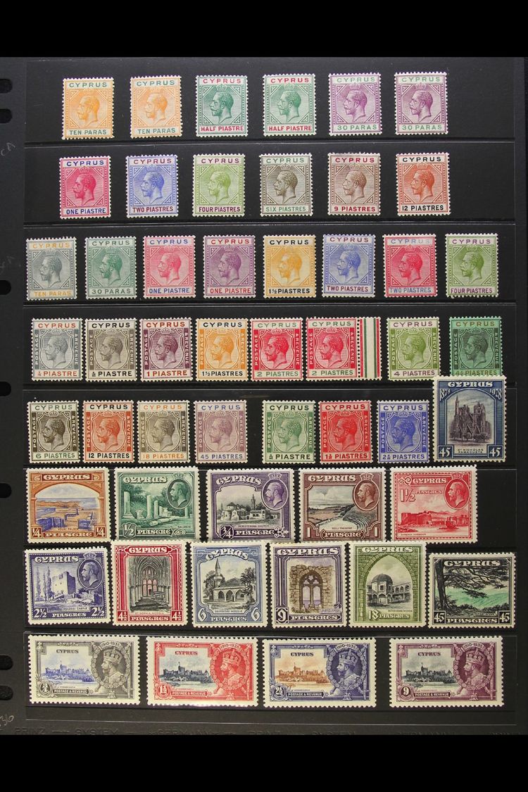 1912-35 MINT KGV COLLECTION  Presented On A Stock Page. Includes 1912-15 Range To 12pi, 1921-23 Range With Most Values T - Other & Unclassified