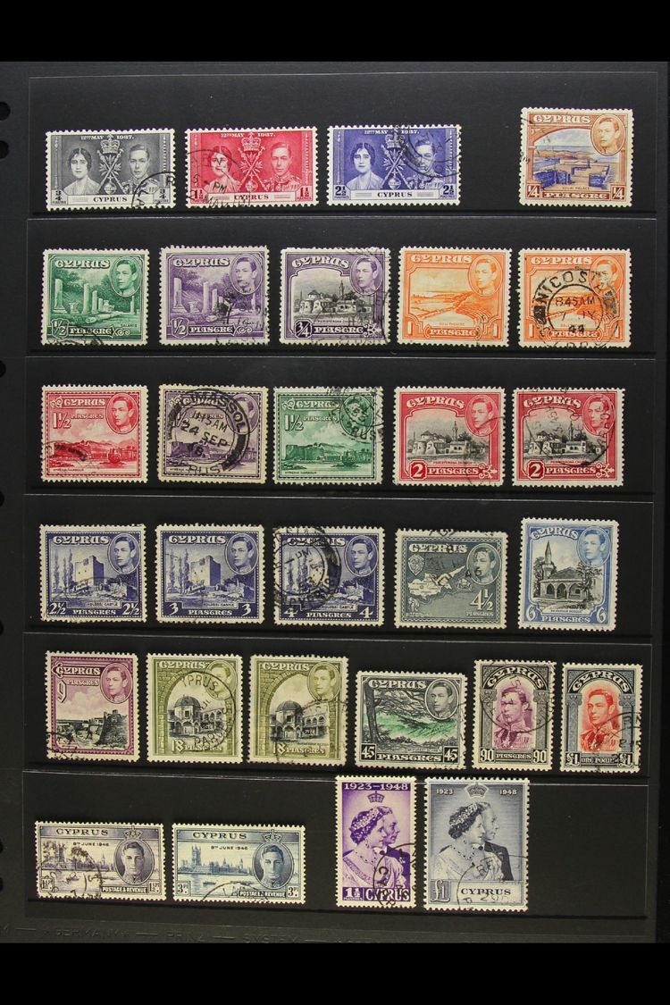 1937-66 FINE USED COLLECTION  A Complete Basic Collection To 1966 UN Assembly Set With Many Of The Additional Definitive - Other & Unclassified