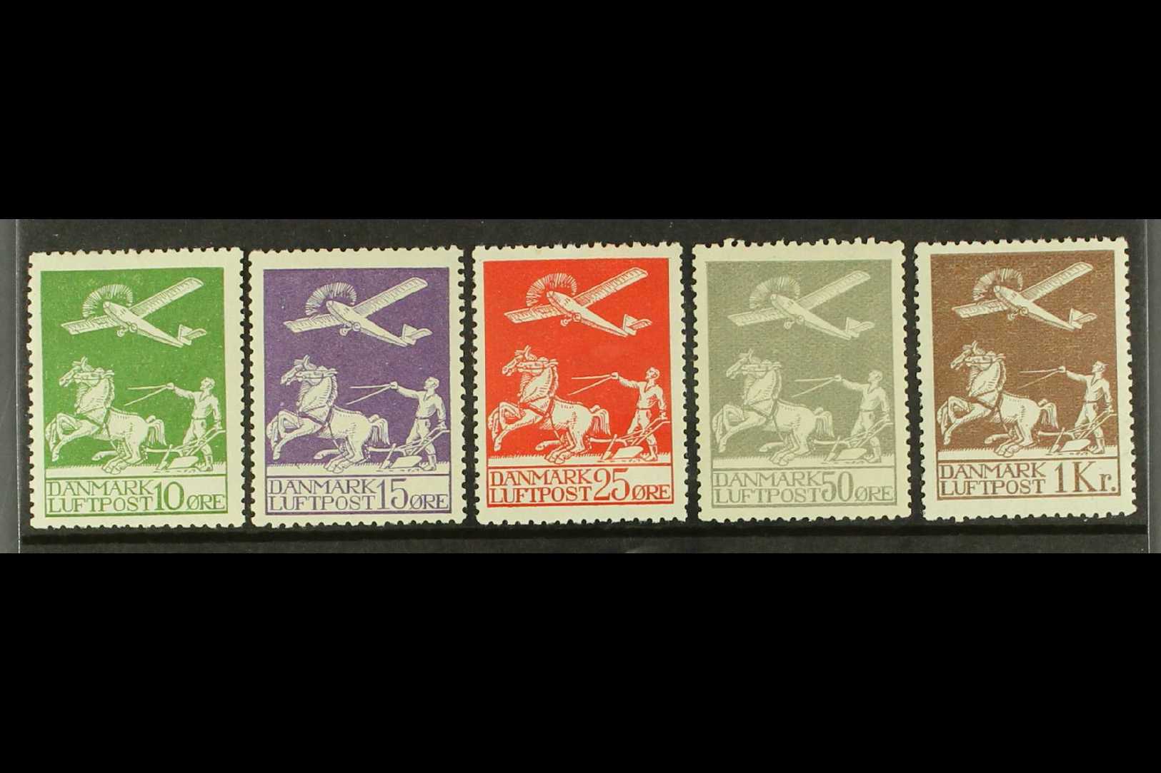 1925-29  Complete Air Set, Mi 143/145 And 180/181, Fine Mint. (5 Stamps) For More Images, Please Visit Http://www.sandaf - Other & Unclassified