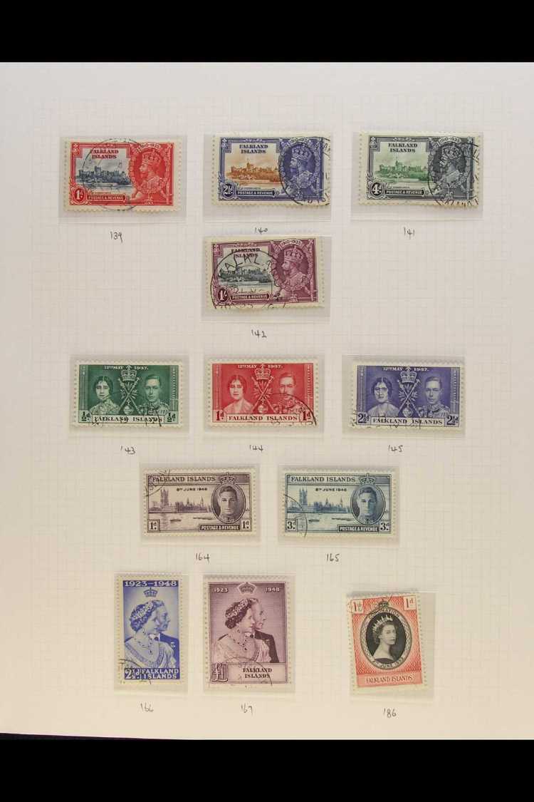 1935 TO 1960 NEAR- COMPLETE VERY FINE USED.  A Beautiful Collection Of Choice Cds Used Stamps From The 1935 Silver Jubil - Other & Unclassified