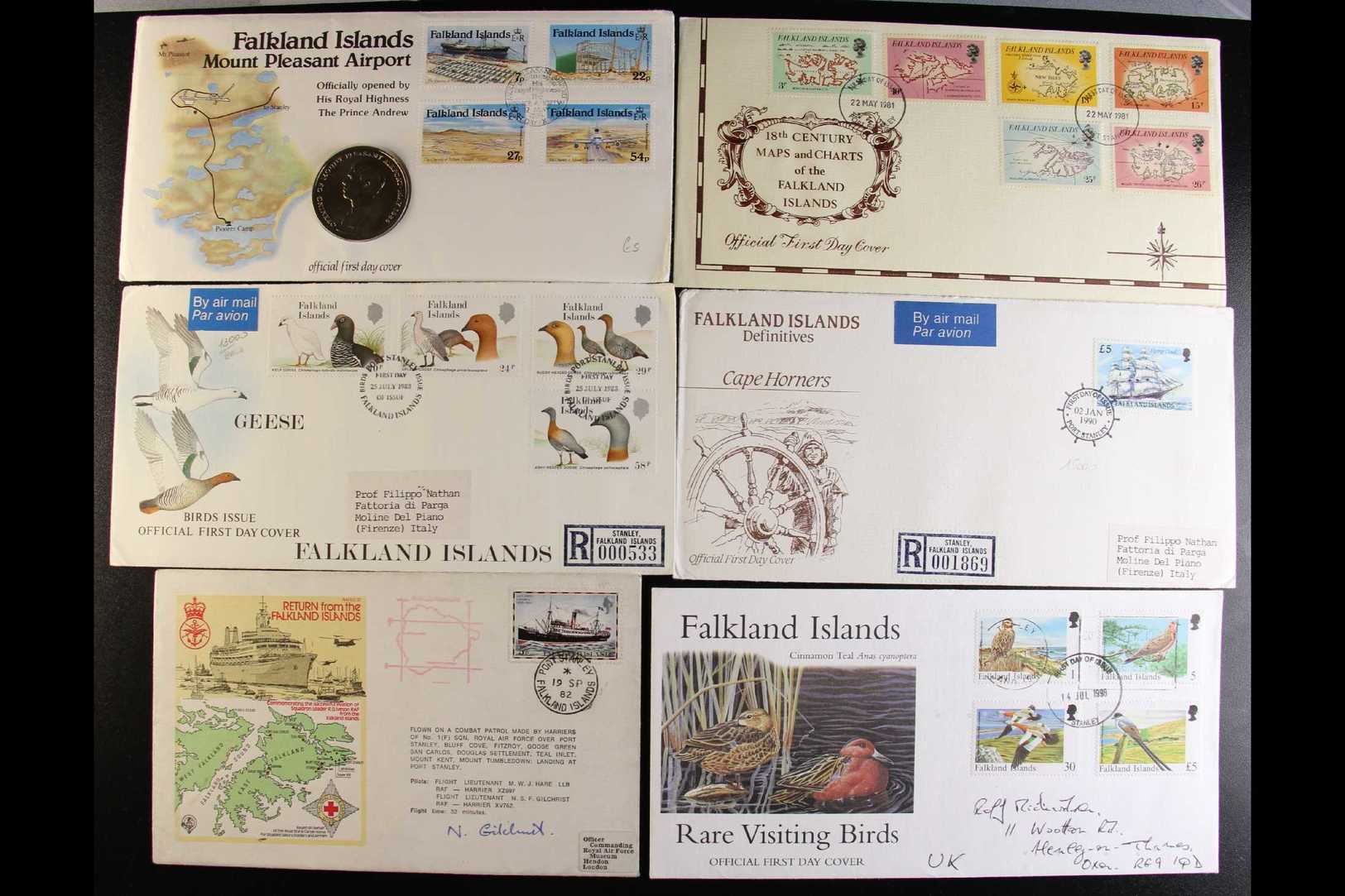 1972-1998 COVERS ACCUMULATION  An Interesting Commercial & Philatelic Covers Hoard, Inc Airmail & Registered Items, Firs - Other & Unclassified