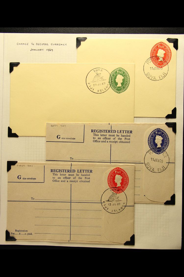 POSTAL STATIONERY  1947-72 Clean Unused Or Used Group Which Includes 1947-49 3d And 7d Air Letters Unused, 1957-62 Air L - Other & Unclassified