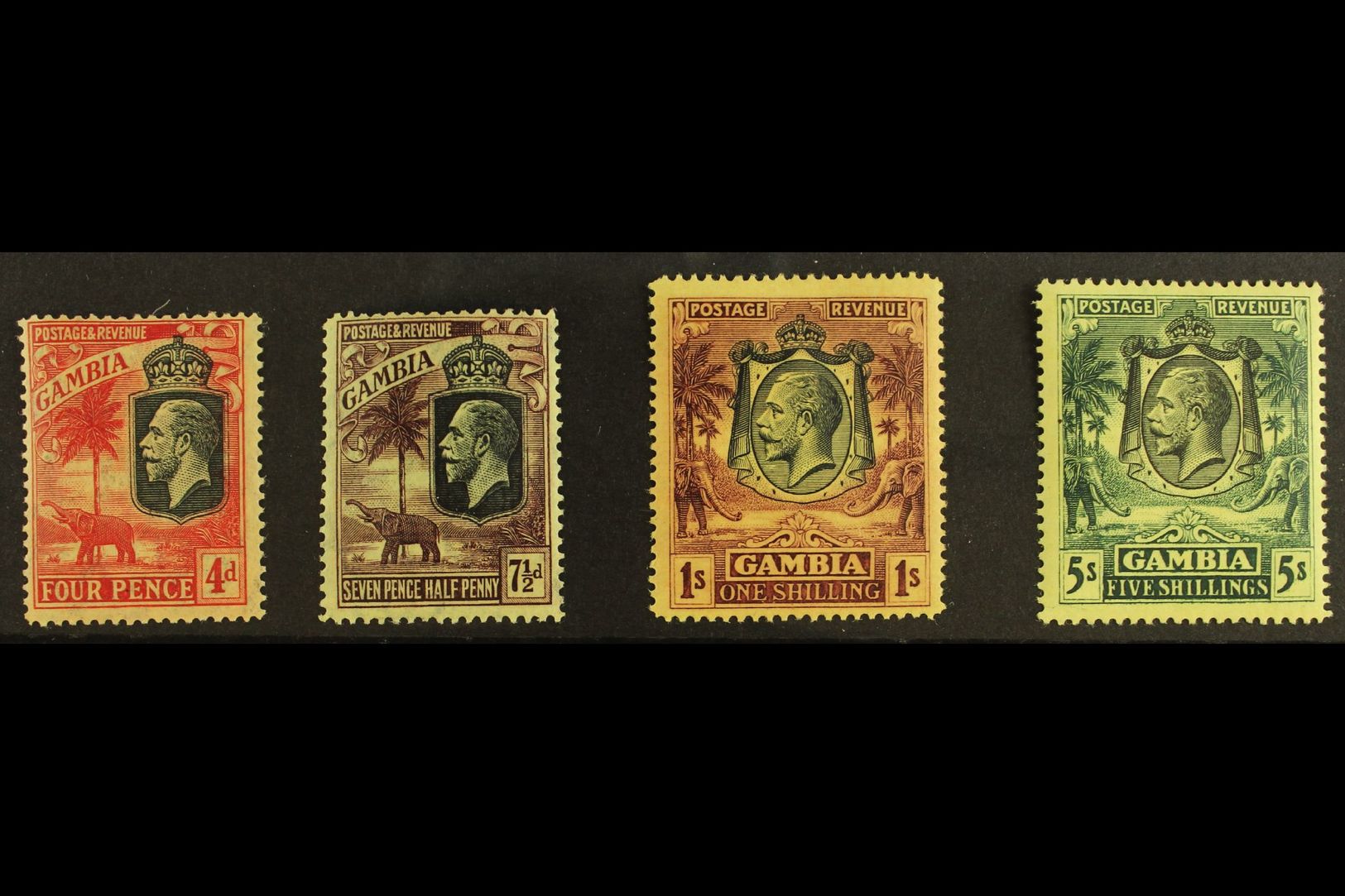 1922  Watermark Multiple Crown CA Set, SG 118/21, Very Fine Mint. (4 Stamps) For More Images, Please Visit Http://www.sa - Other & Unclassified