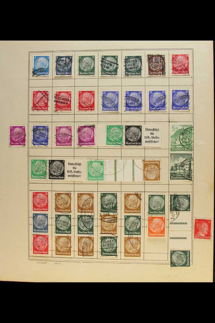 RAILWAY POSTMARKS  Collection Of 1870's To 1950's Stamps Bearing Railway Cancellations. Includes A Few Saar, Upper Siles - Other & Unclassified