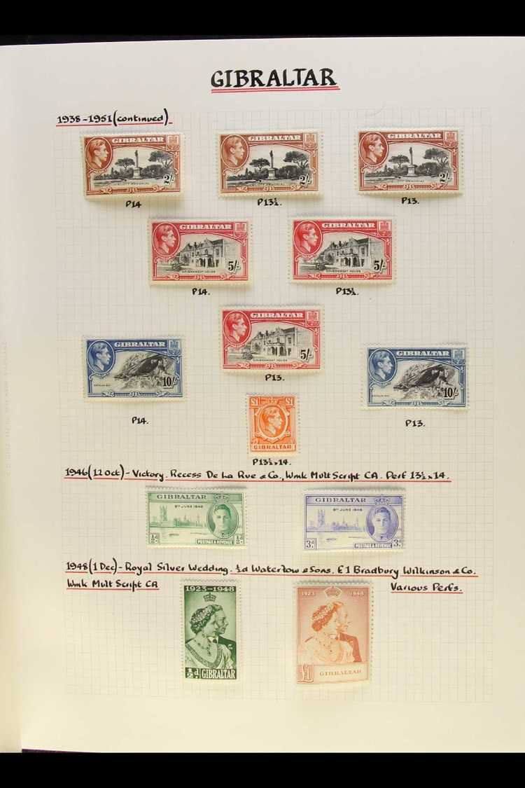 1937-51 COMPREHENSIVE MINT COLLECTION  Neatly Presented On Album Pages & Only One Stamp Missing To Complete, Missing Onl - Other & Unclassified