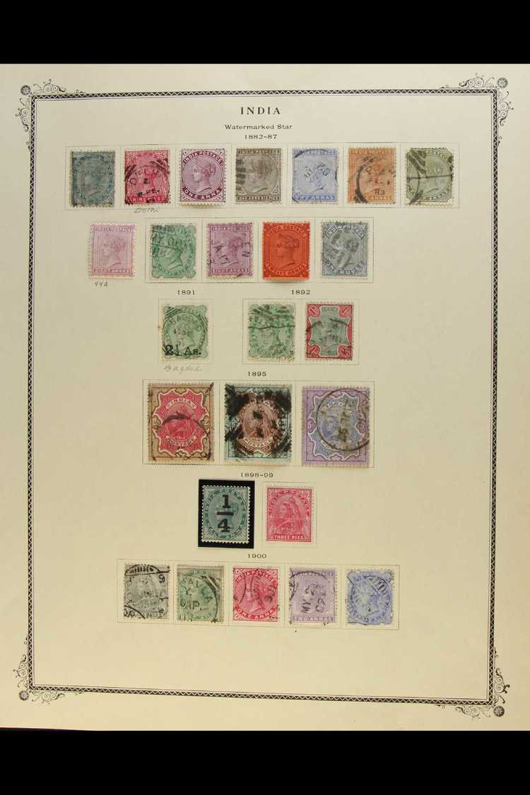 1882-1902 QUEEN VICTORIA COLLECTION  Includes 1882-90 Set To 1r Slate Mostly Used, 1891 2½a On 4½a With Neat "BAGDAD" Ca - Other & Unclassified