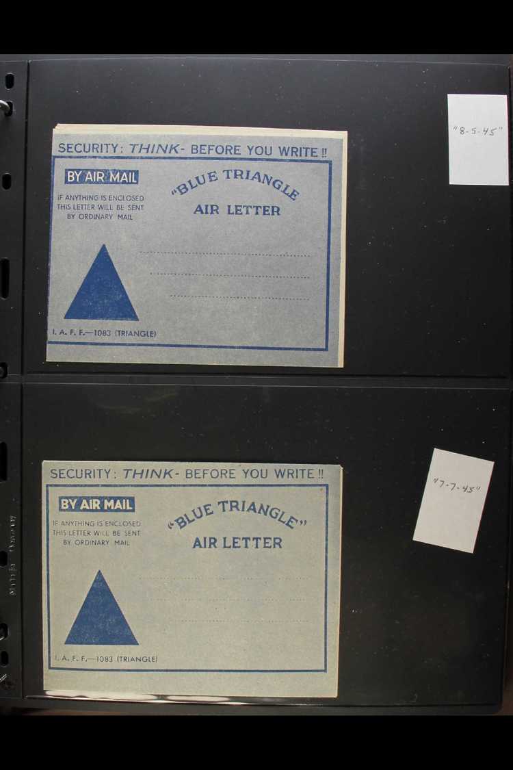 FORCES AIR LETTERS COLLECTION  1941 To Circa 1969, Unused (unless Stated Otherwise), Includes Group Of "I.A.F.F.-1083 Bl - Other & Unclassified