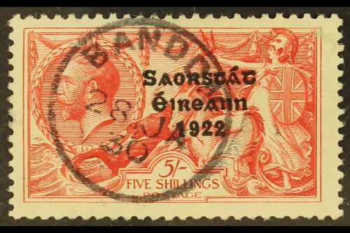 1927-28  5s Seahorse, SG 87, Fine 1930 Bandon Cds Used.  For More Images, Please Visit Http://www.sandafayre.com/itemdet - Other & Unclassified