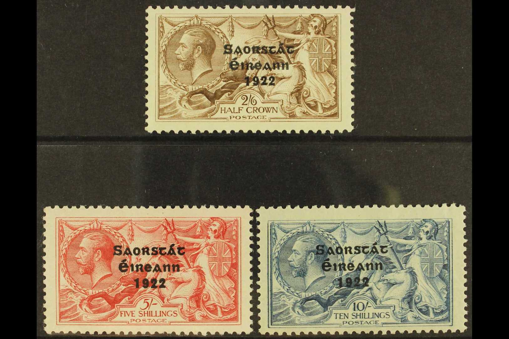 1927-28  Seahorses Set, SG 86/88, Fine Mint. (3) For More Images, Please Visit Http://www.sandafayre.com/itemdetails.asp - Other & Unclassified