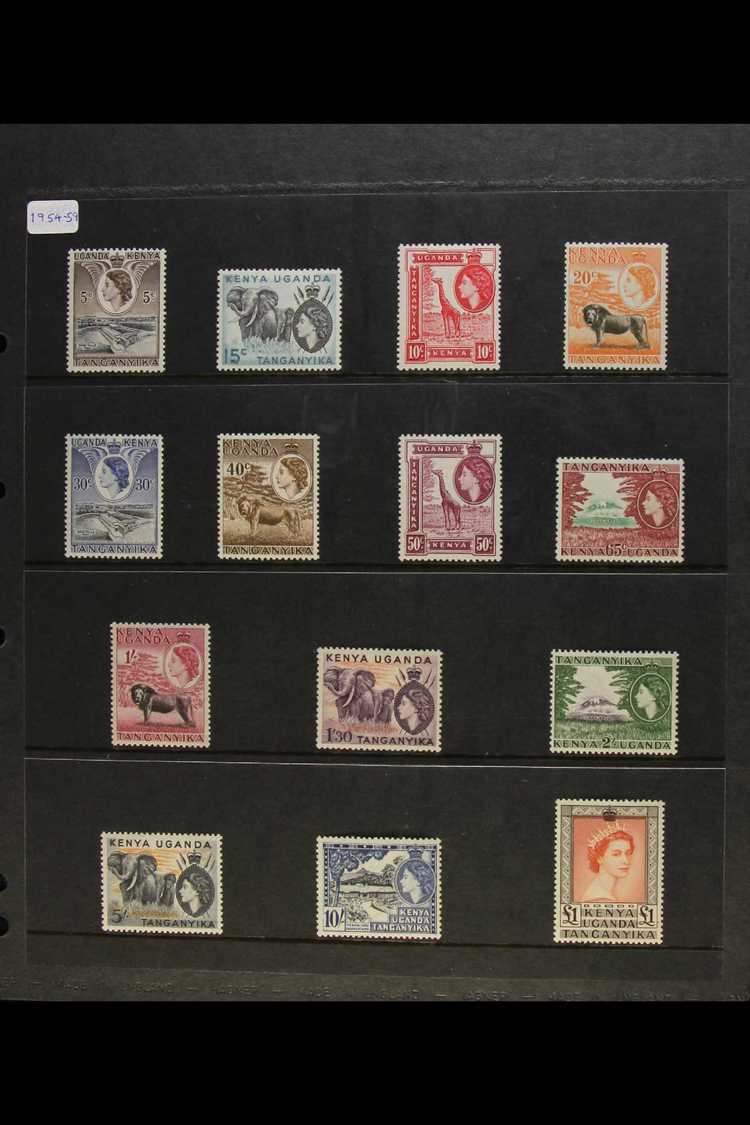 1954-1963 VERY FINE MINT COLLECTION  On Stock Pages, All Different, Inc 1954-59 Set, 1960-62 Set, Officials 1959 & 1960 - Other & Unclassified