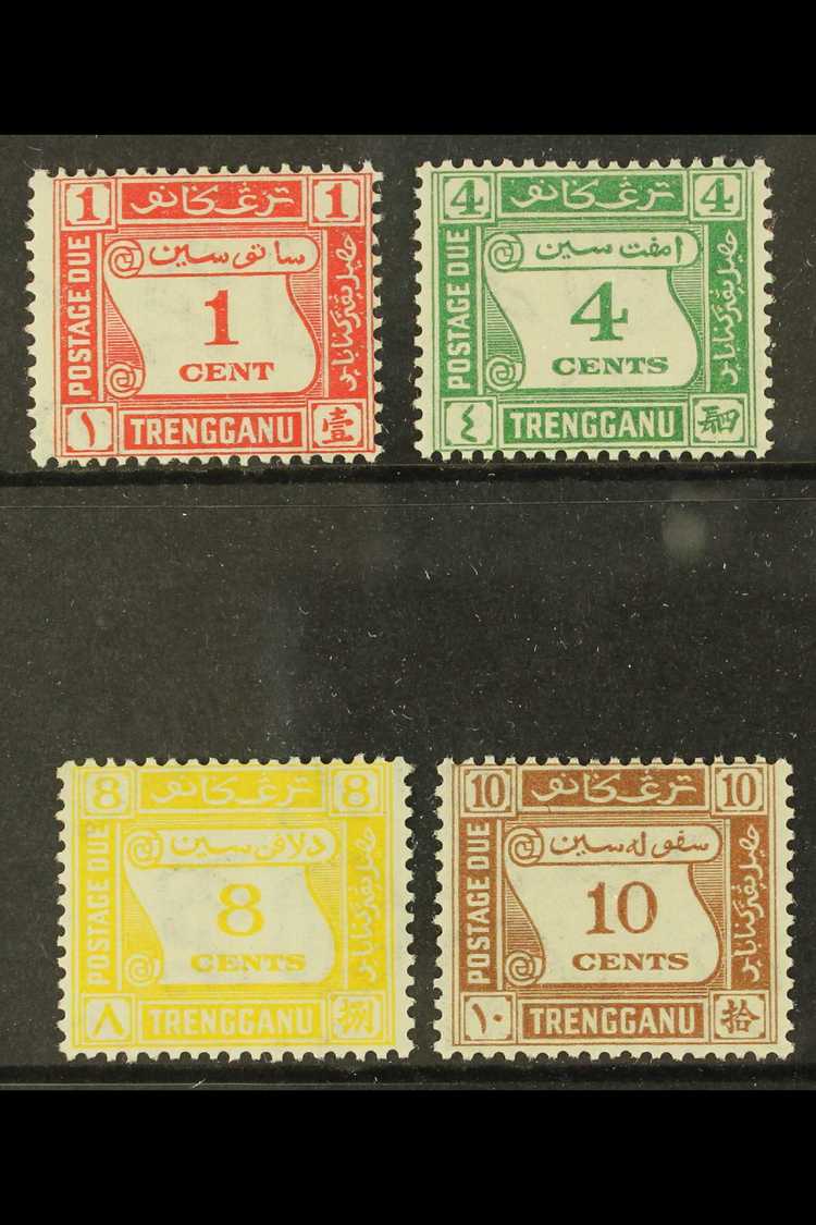 TRENGGANU  POSTAGE DUES 1937 Complete Set, SG.D1/4, Very Fine Mint (4). For More Images, Please Visit Http://www.sandafa - Other & Unclassified