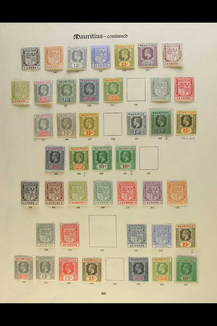 1910-1950 COMPREHENSIVE FINE MINT COLLECTION  On Pages, ALL DIFFERENT, Inc 1910 Set To 5r, 1913-22 Set (ex 50c) To 5r Di - Other & Unclassified