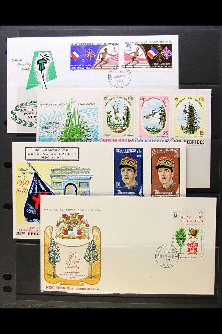 1969-77 FIRST DAY COVERS COLLECTION  An Attractive Collection With Both English & French Inscribed Issues. All Different - Other & Unclassified