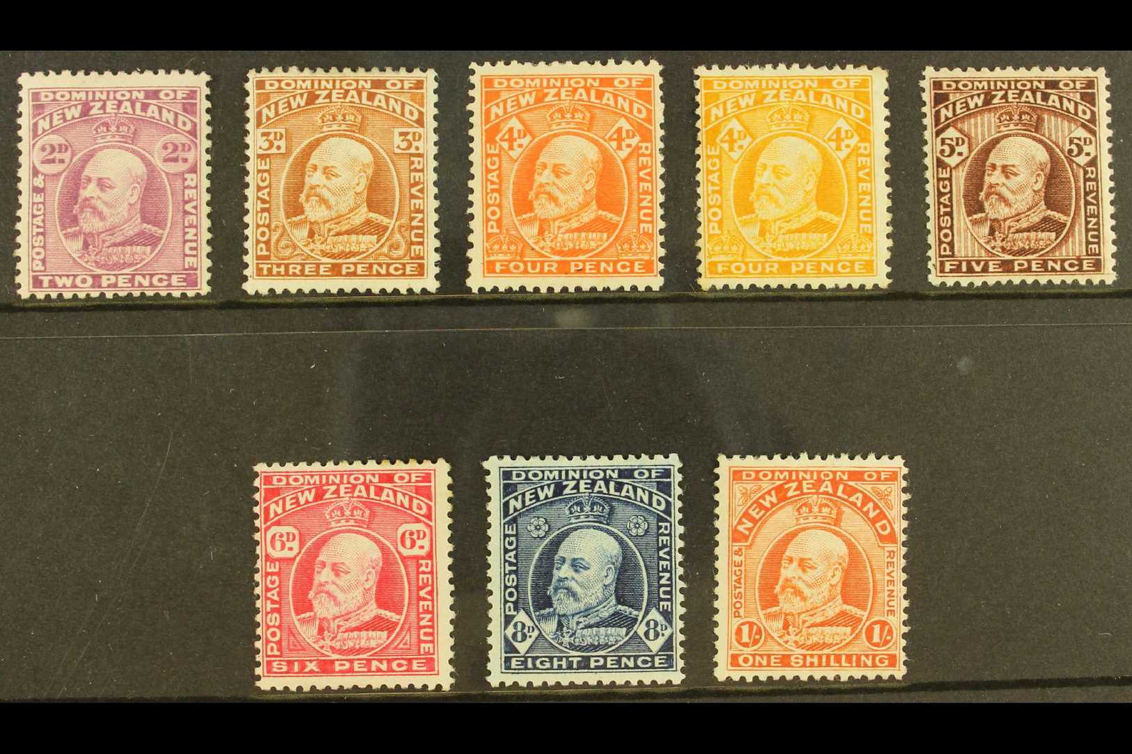 1909-16  KEVII Comb Perf 14x14½ Complete Set, SG 388/94, Fine Mint, Fresh Colours. (8 Stamps) For More Images, Please Vi - Other & Unclassified