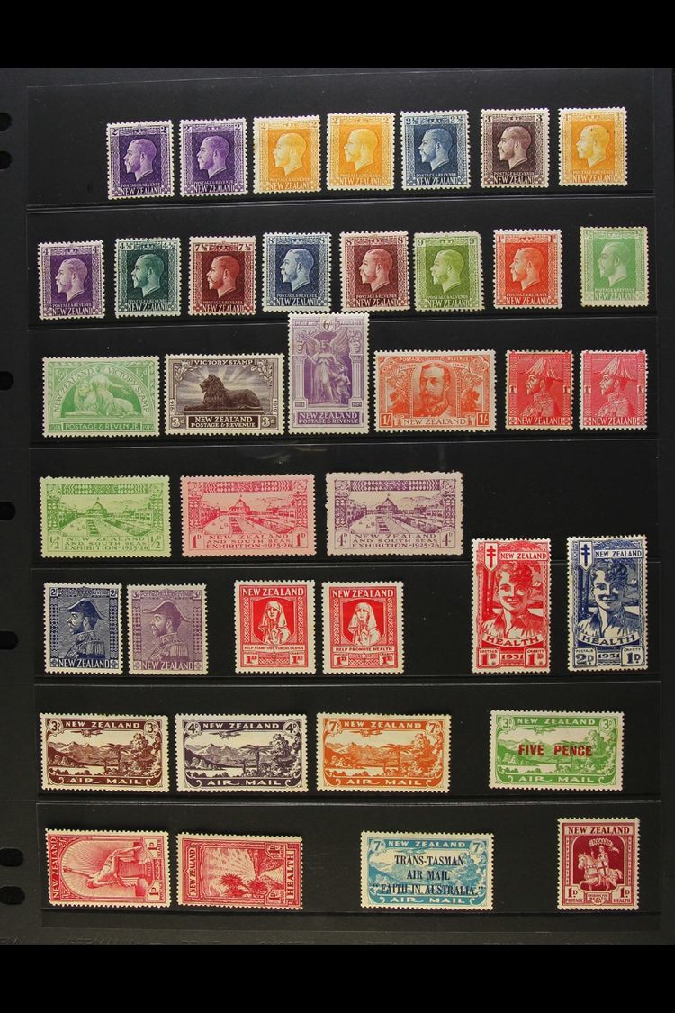 1915-34 ALL DIFFERENT MINT COLLECTION  Includes 1915-30 King George V Most Values From 2d (both Colours) To 1s Incl Both - Other & Unclassified