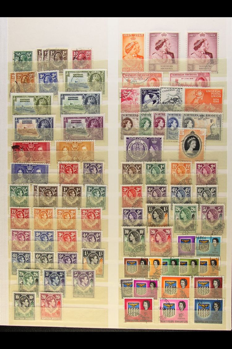 1925-1963 ATTRACTIVE COLLECTION  On A Stock Page, Mint & Used, Inc 1935 Jubilee Set Mint Inc 1s With Unlisted Line Next - Other & Unclassified