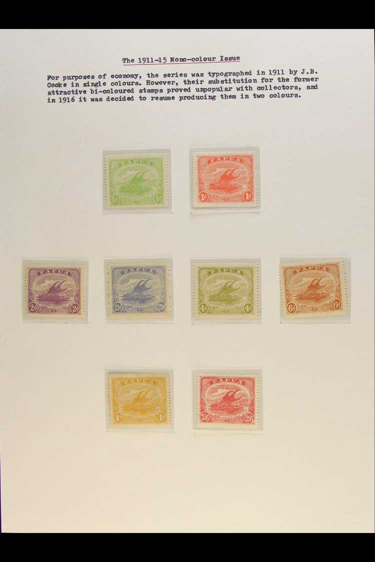 1901-32 FINE MINT COLLECTION  An Attractive Collection Written Up On Album Pages, Includes 1901-05 "BNG" ½d And 2½d, 1d - Other & Unclassified