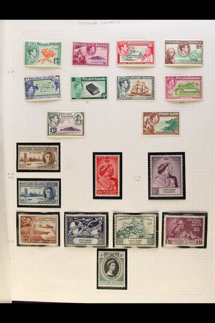 1940-77 COLLECTION  On Pages With 1940-51 Set Mint, Then Nhm Incl. 1948 Wedding, 1957-63 Set, 1969-75 Set, 1975 Mailboat - Other & Unclassified
