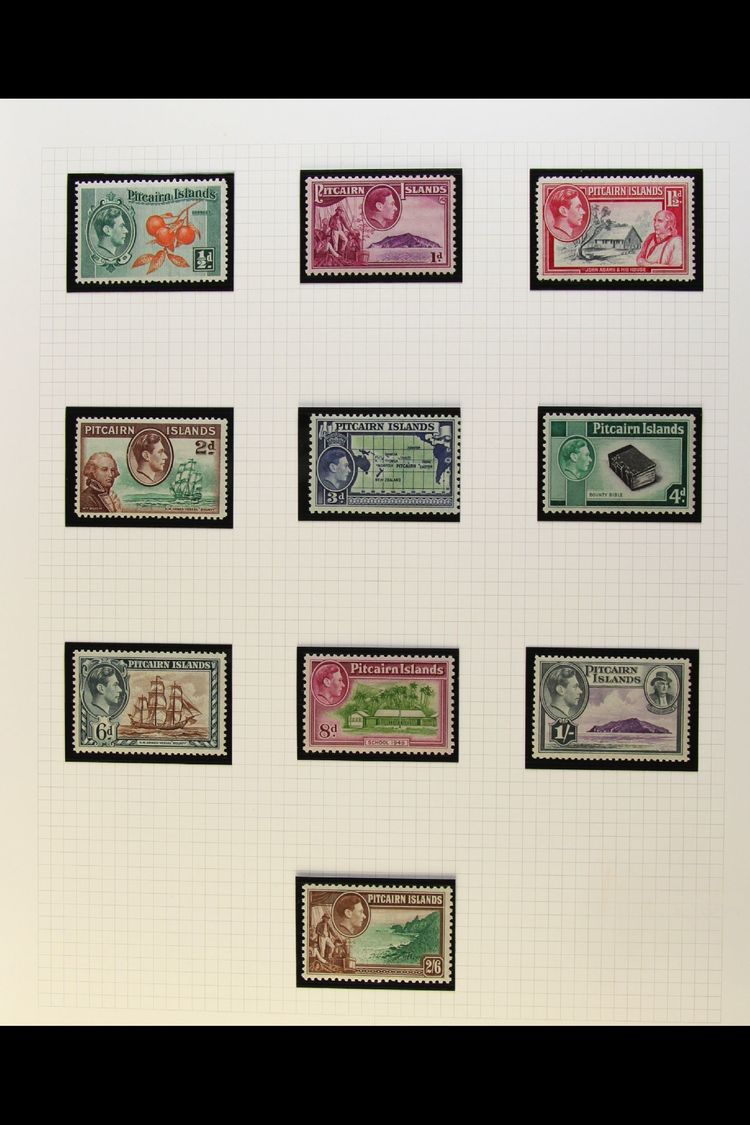 1940-9  Basic KGVI Issues Complete, SG 1/16, Fine Mint (18). For More Images, Please Visit Http://www.sandafayre.com/ite - Other & Unclassified