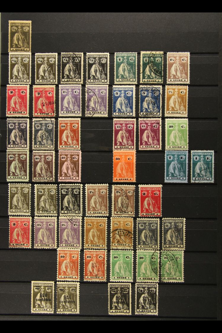 PORTUGUESE GUINEA  1913-1973 ATTRACTIVE COLLECTION On Stock Pages, Mint (some Later Are Never Hinged) Or Used (often Bot - Other & Unclassified