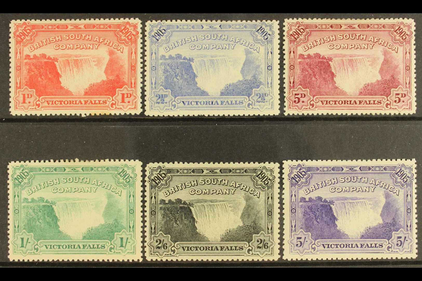 1905  Victoria Falls Complete Set, SG 94/99, Very Fine Mint. (6 Stamps) For More Images, Please Visit Http://www.sandafa - Other & Unclassified