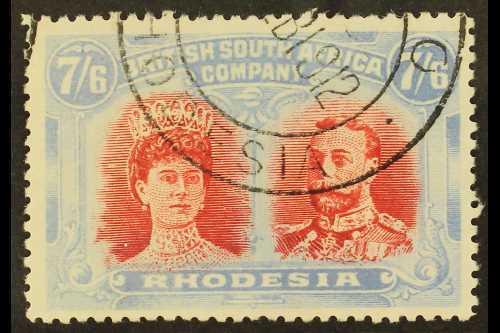 1910-13  7s6d Carmine And Pale Blue Perf 14 Double Head, SG 160b, Very Fine Used. For More Images, Please Visit Http://w - Other & Unclassified