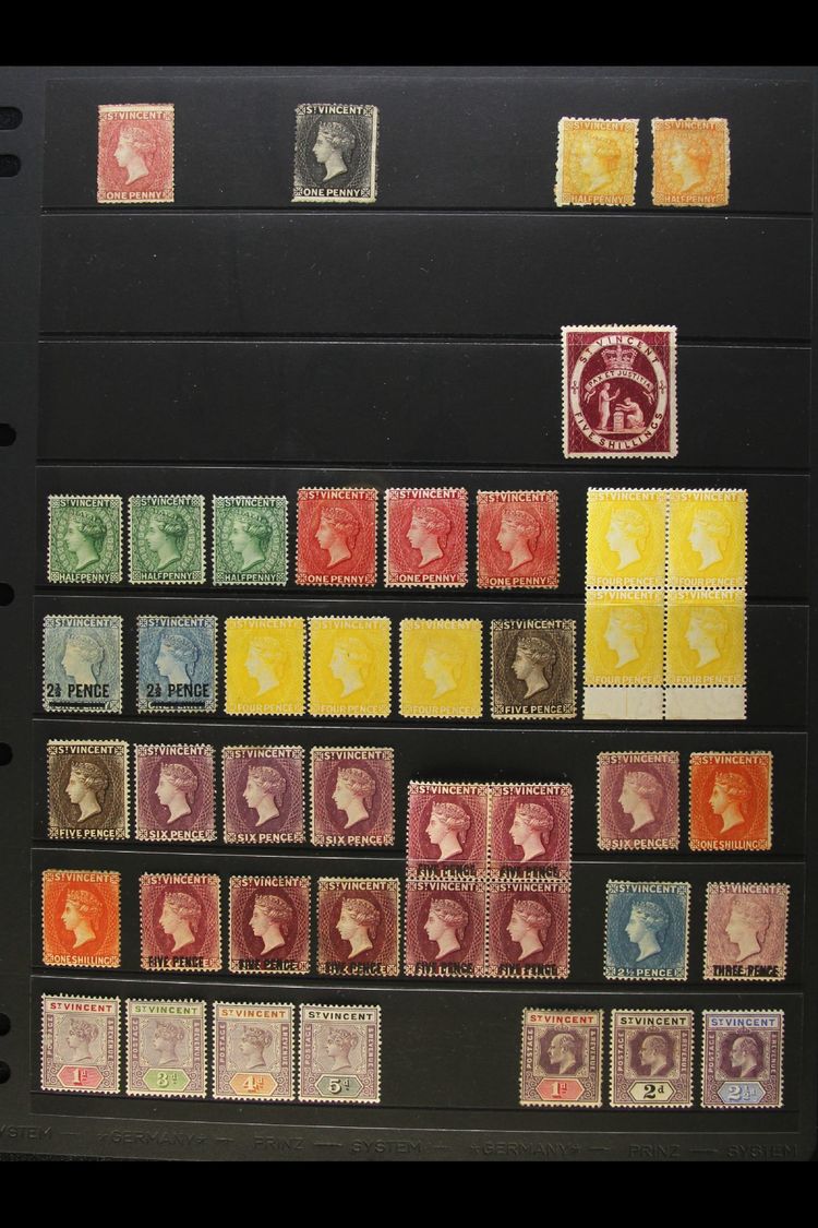 1861-1952 MINT SELECTION  Presented On A Series Of Stock Pages. Includes QV Shaded Ranges To 1s, KEVII With 1909-11 Set, - Other & Unclassified