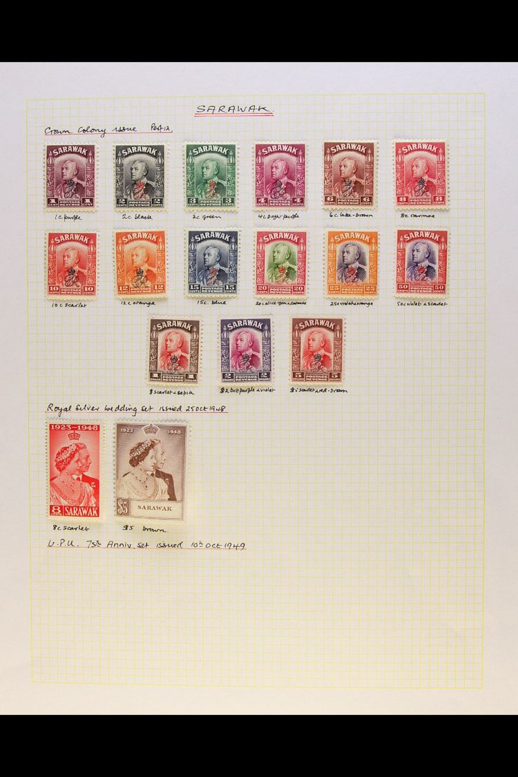 1947-1950 SUPERB MINT COLLECTION  On Laves, Inc 1947 Opts Set, 1948 Wedding Set & 1950 Pictorials Set ($5 Is NHM) Inc $2 - Other & Unclassified