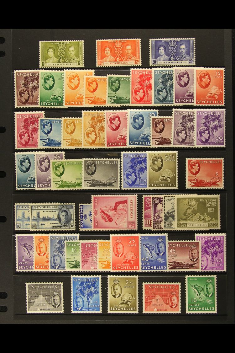 1937-52 COMPLETE KGVI MINT COLLECTION  Presented On A Stock Page. Includes A Complete Basic Run From Coronation To The 1 - Other & Unclassified