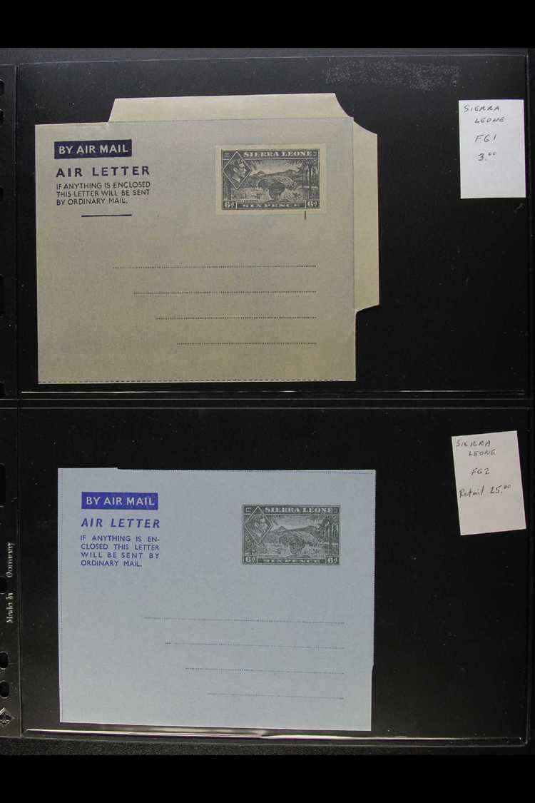 AEROGRAMMES 1950-2004 UNUSED COLLECTION  Largely Complete For The Period, Note Early 1951 6d On Blue Paper, 1953-4 Type - Other & Unclassified