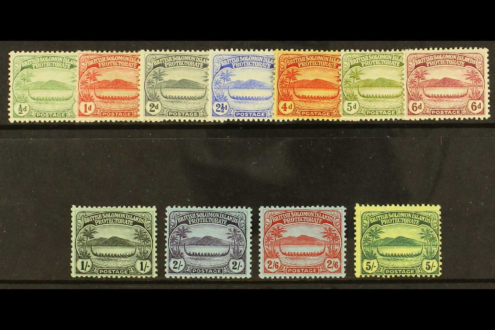 1908  Small Canoe Set Complete, SG 8/17, Very Fine And Fresh Mint. (11 Stamps) For More Images, Please Visit Http://www. - Other & Unclassified