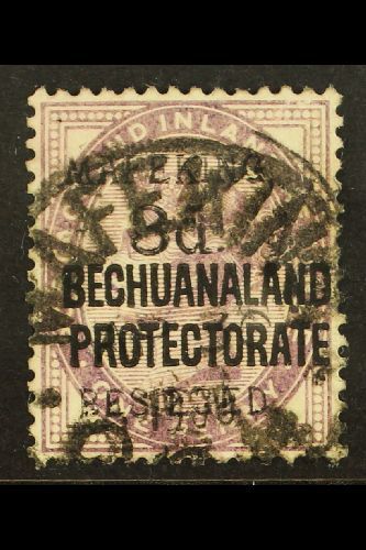 MAFEKING  1900. 3d On 1d Lilac (Bechuanaland Opt'd), SG 12, Used For More Images, Please Visit Http://www.sandafayre.com - Other & Unclassified