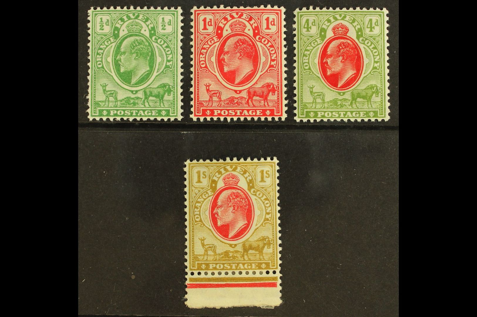 ORANGE FREE STATE  1905 Ed VII Set Complete, SG 148/151, Vf Mint. (4 Stamps) For More Images, Please Visit Http://www.sa - Other & Unclassified