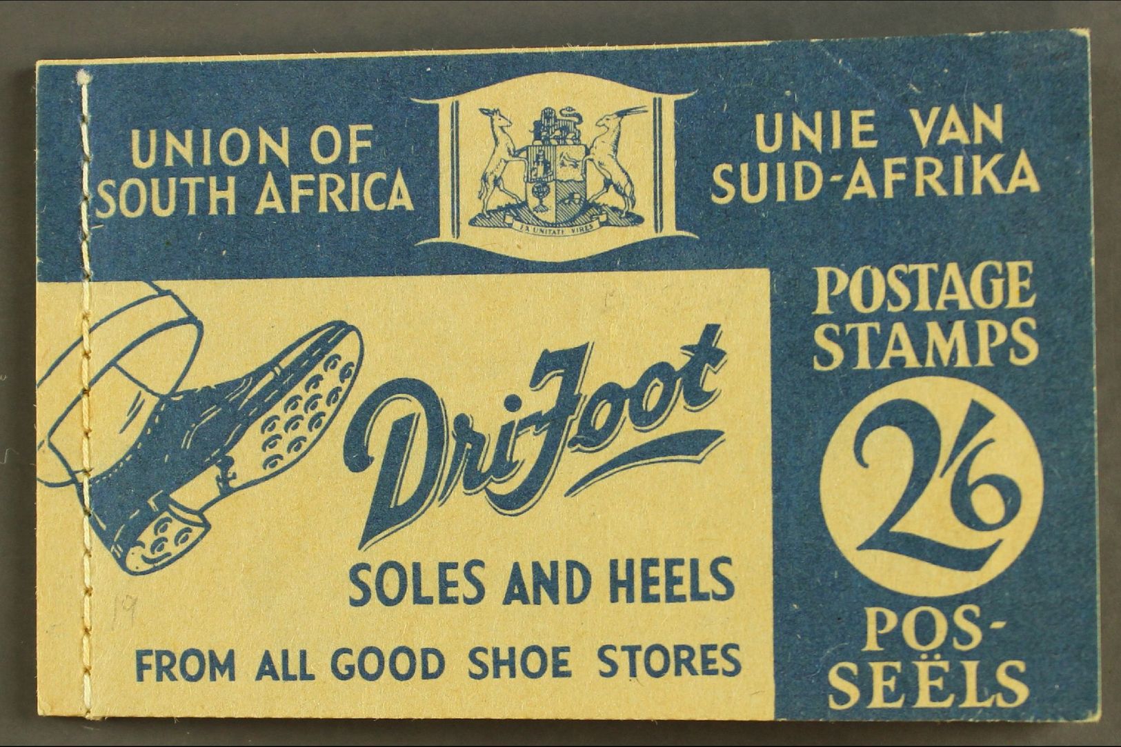 BOOKLET  1941 2s6d Blue On Buff "Dri-Foot" Booklet With 1½d Panes, SG SB17, Corner Crease On Cover (hardly Detracts), Ot - Other & Unclassified
