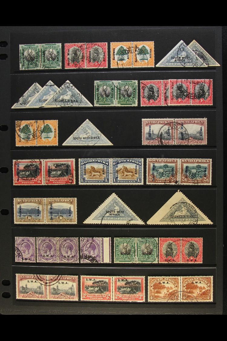 1926-90 GOOD TO FINE USED COLLECTION  Great Looking Collection With 1926 & 1927 ½d, 1d & 6d Sets Plus 4d Triangles Incl. - Other & Unclassified