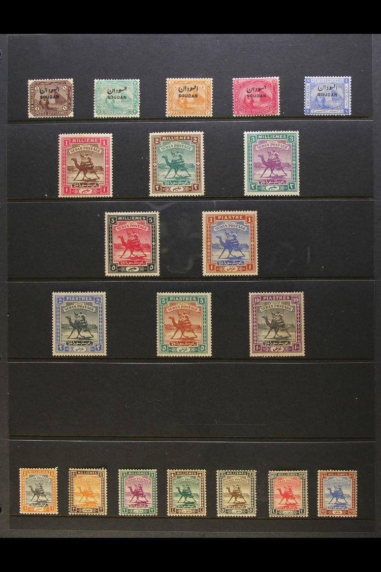 1897-1938 MINT COLLECTION  Presented On Stock Page That Includes Sets, Airs & Some Top Values. Includes 1898 Postman Set - Other & Unclassified