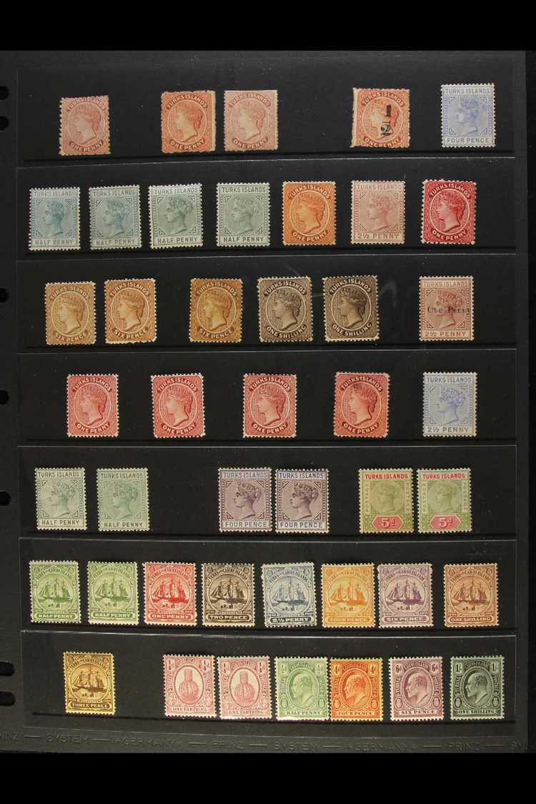 1867-1935 MINT / UNUSED COLLECTION.  A Most Useful Range With Some Shades & "Better" Issues Presented On A Pair Of Stock - Other & Unclassified