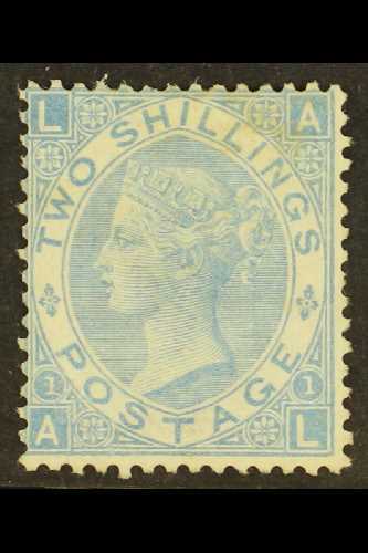 1867-80  2s Pale Blue, Wmk Spray, SG 118, Unused, Cat.£5000. For More Images, Please Visit Http://www.sandafayre.com/ite - Other & Unclassified