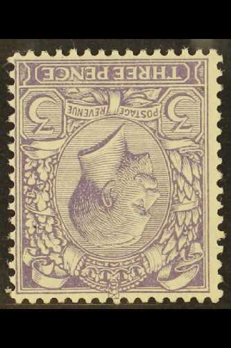 1912-24  3d Pale Violet WATERMARK INVERTED Variety, SG 375wi (SG Spec N22b), Very Fine Mint, Very Fresh. For More Images - Other & Unclassified
