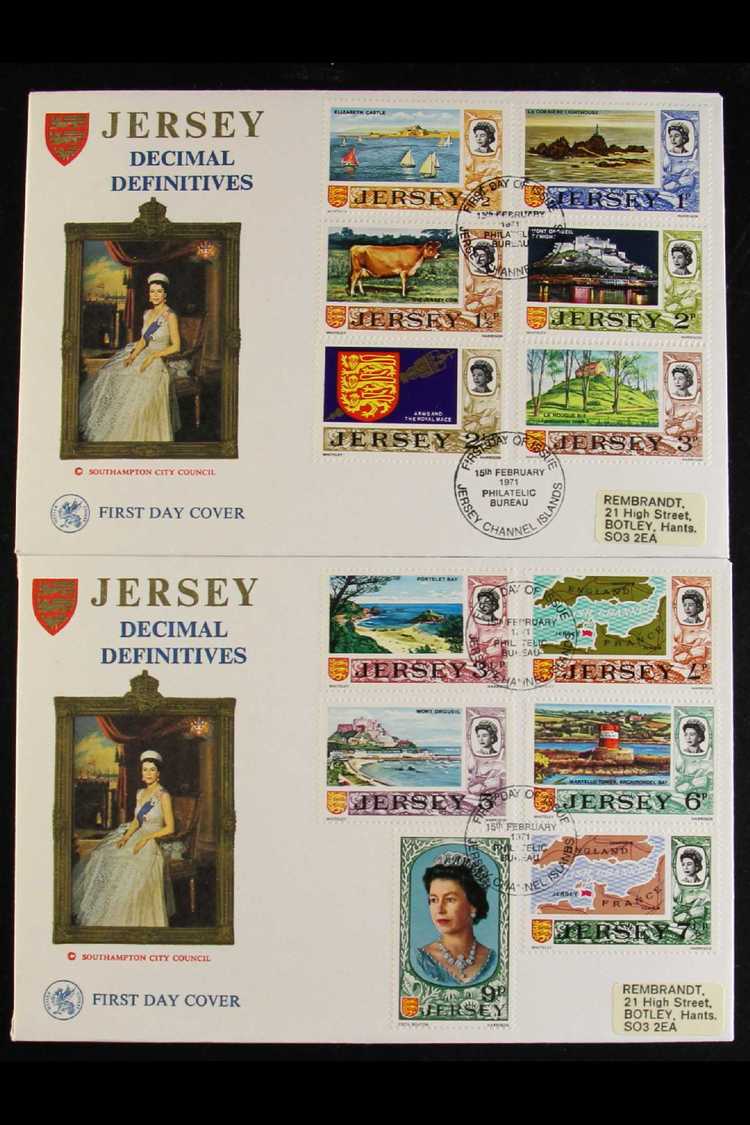 JERSEY  1943-94 Covers Collection In An Album, Mostly Illustrated Unaddressed Or Addressed Commem Or Defin Types, With S - Other & Unclassified