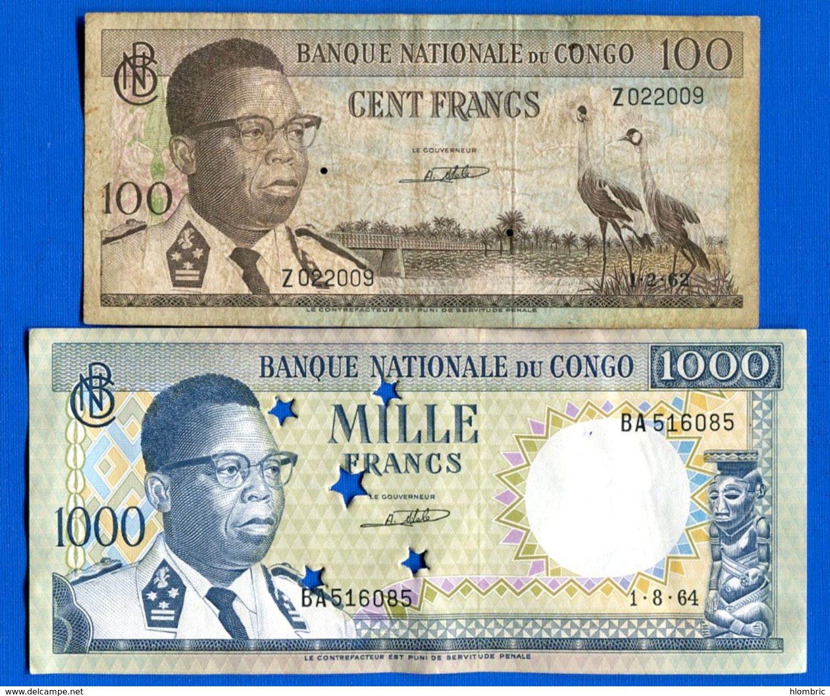 Congo  5  Billets - Republic Of Congo (Congo-Brazzaville)