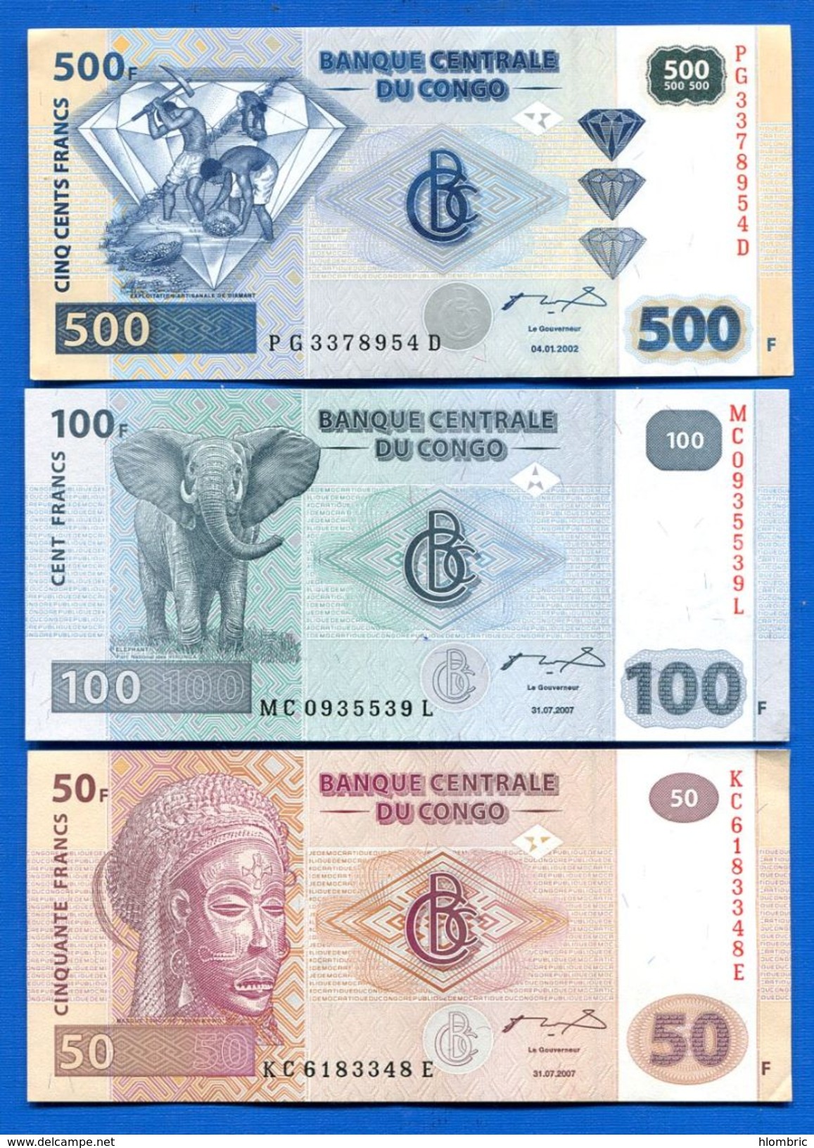 Congo  5  Billets - Republic Of Congo (Congo-Brazzaville)