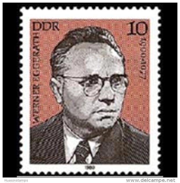 DDR 1980 - Scott# 2096 Labor Leader Set Of 1 MNH - Unused Stamps