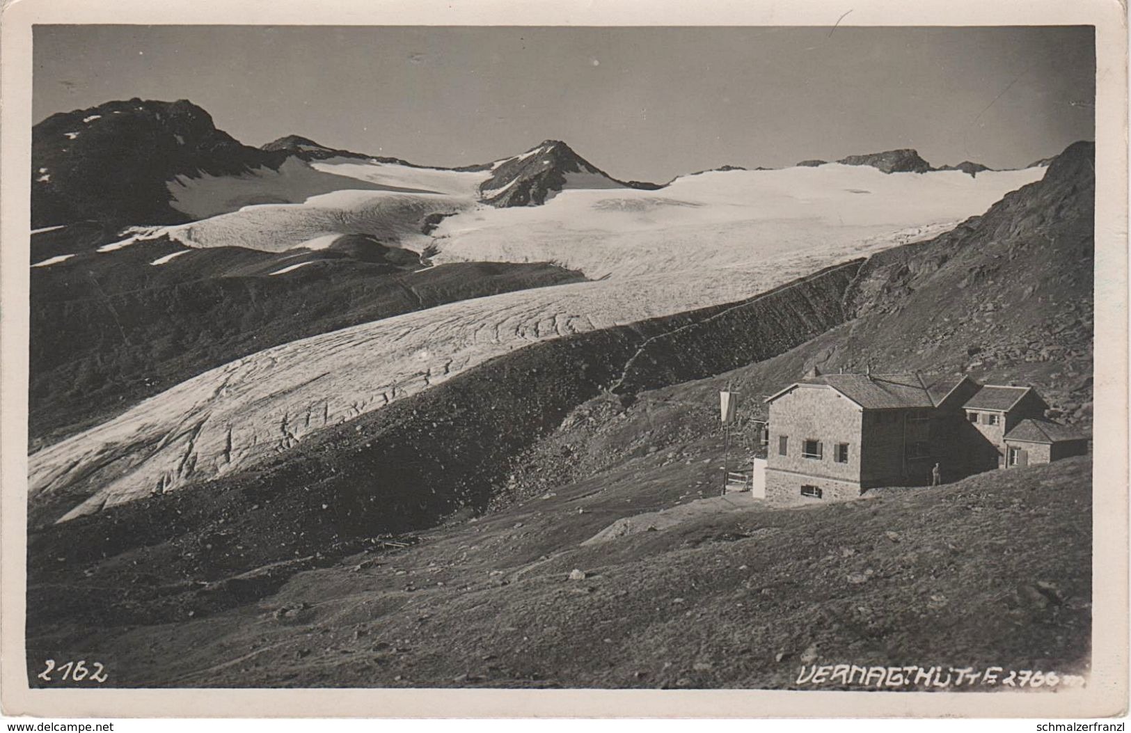 AK Vernagthütte Würzburger Haus Hütte Gasthof Gletscher Ferner Vernagtferner A Vent Sölden Obergurgl Mandarfen Köfels - Sölden