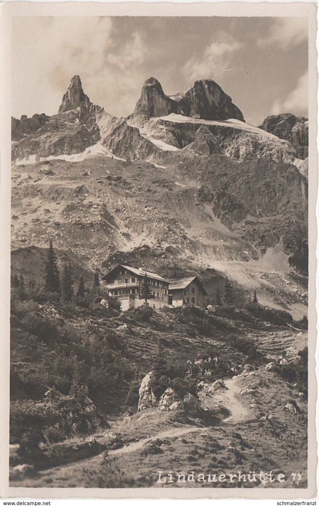 AK Lindauerhütte Lindauer Hütte Gasthof A Tschagguns Golm Latschau Schrunz Kaltenbrunnen Gauen Matschwitz Montafon - Schruns